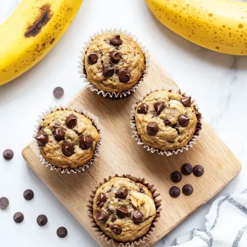 Gluten Free Chocolate Chip Banana Muffins