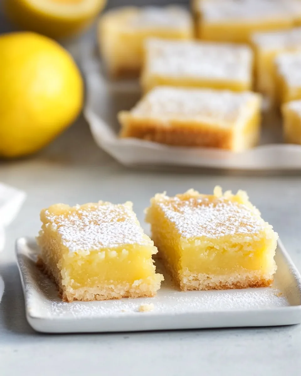 Gluten Free Lemon Bars