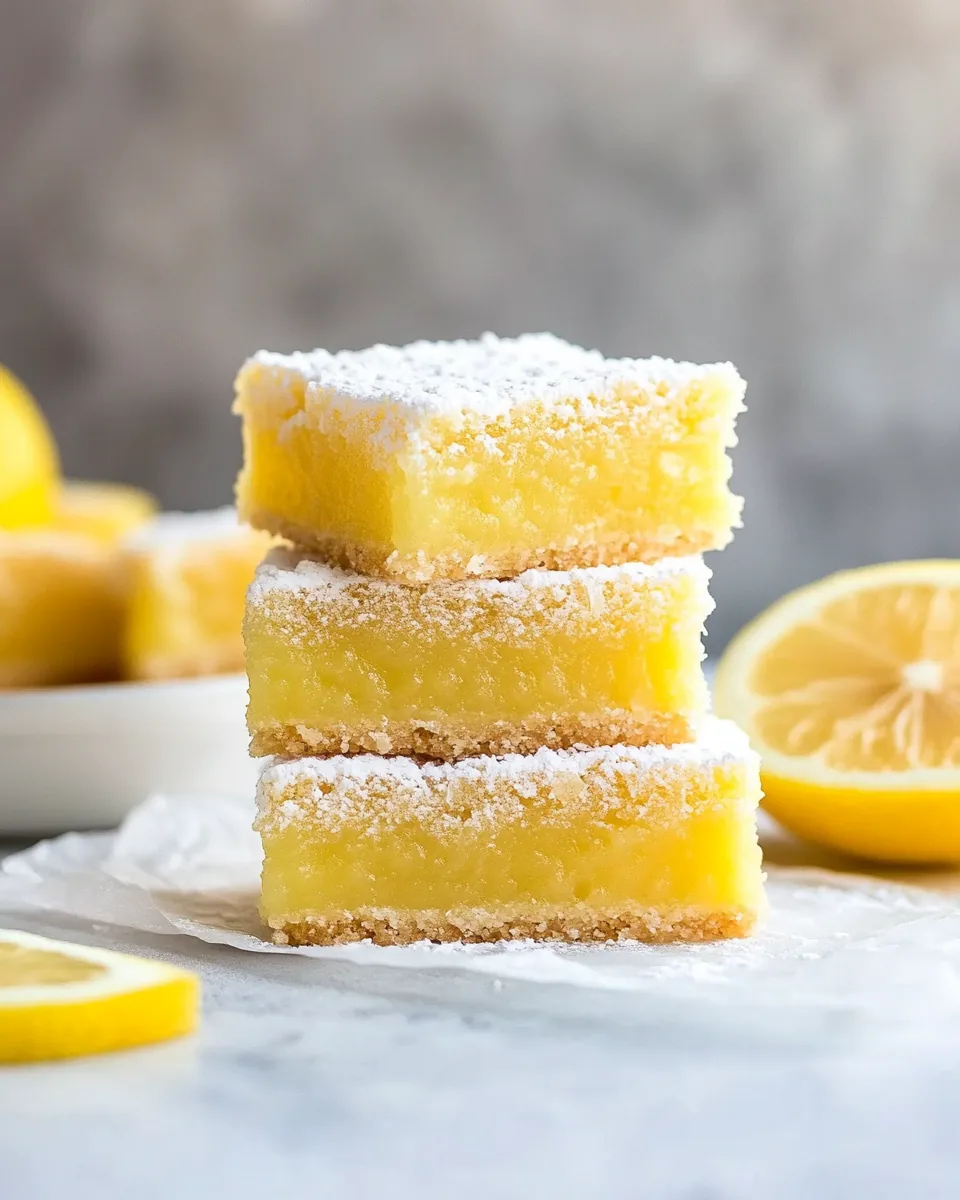 Gluten Free Lemon Bars
