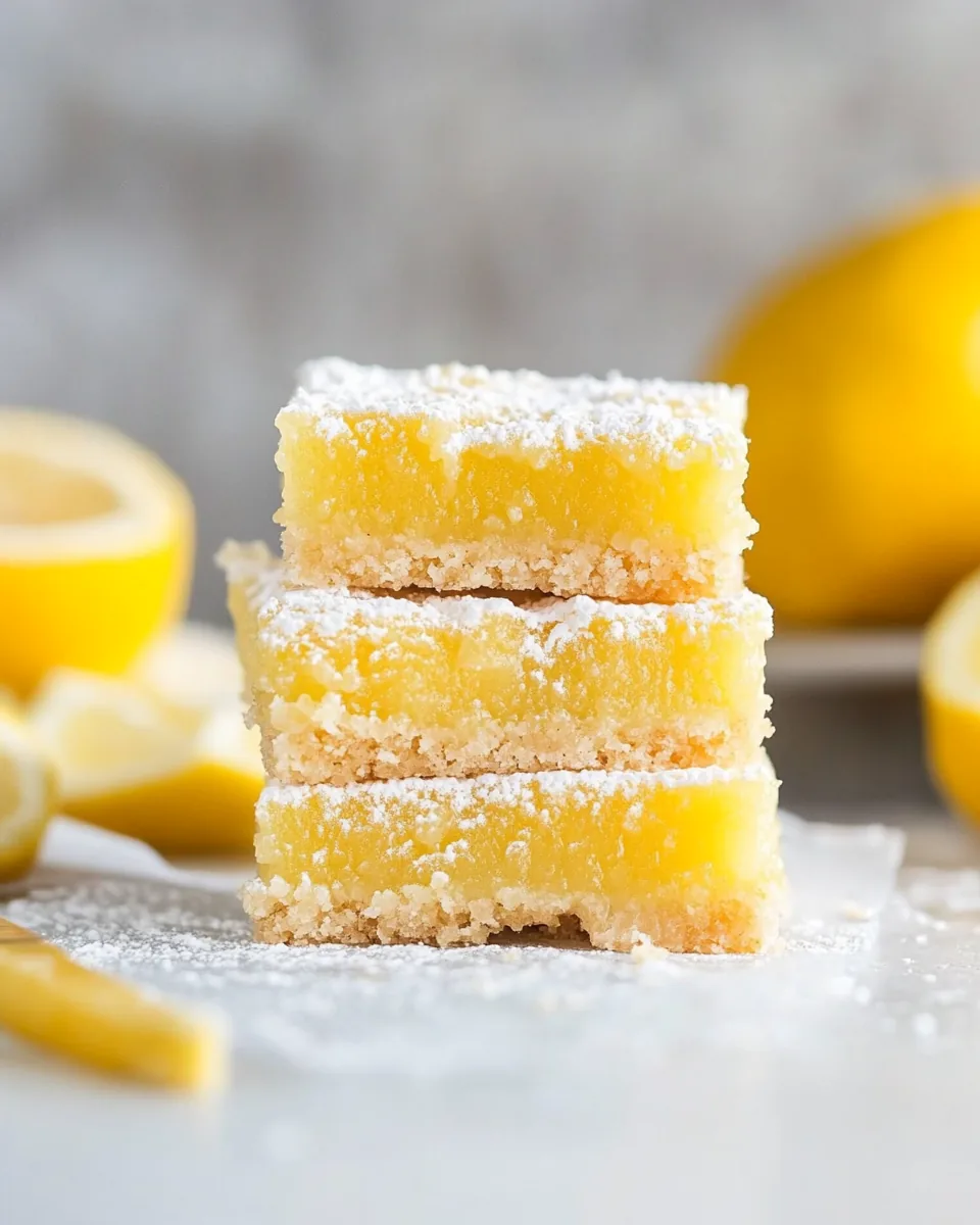 Gluten Free Lemon Bars
