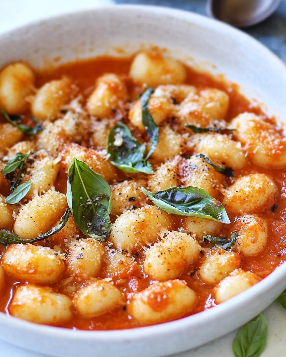 Gnocchi With Pomodoro Sauce