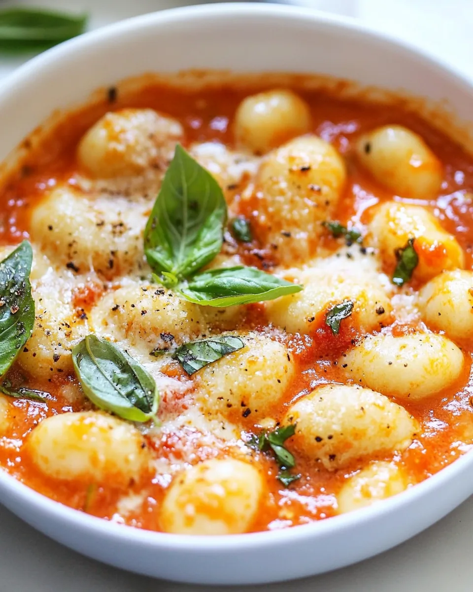 Gnocchi With Pomodoro Sauce