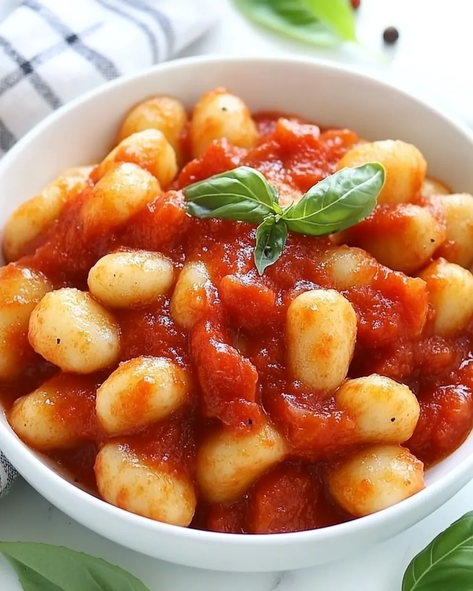 Gnocchi with Tomato Sauce
