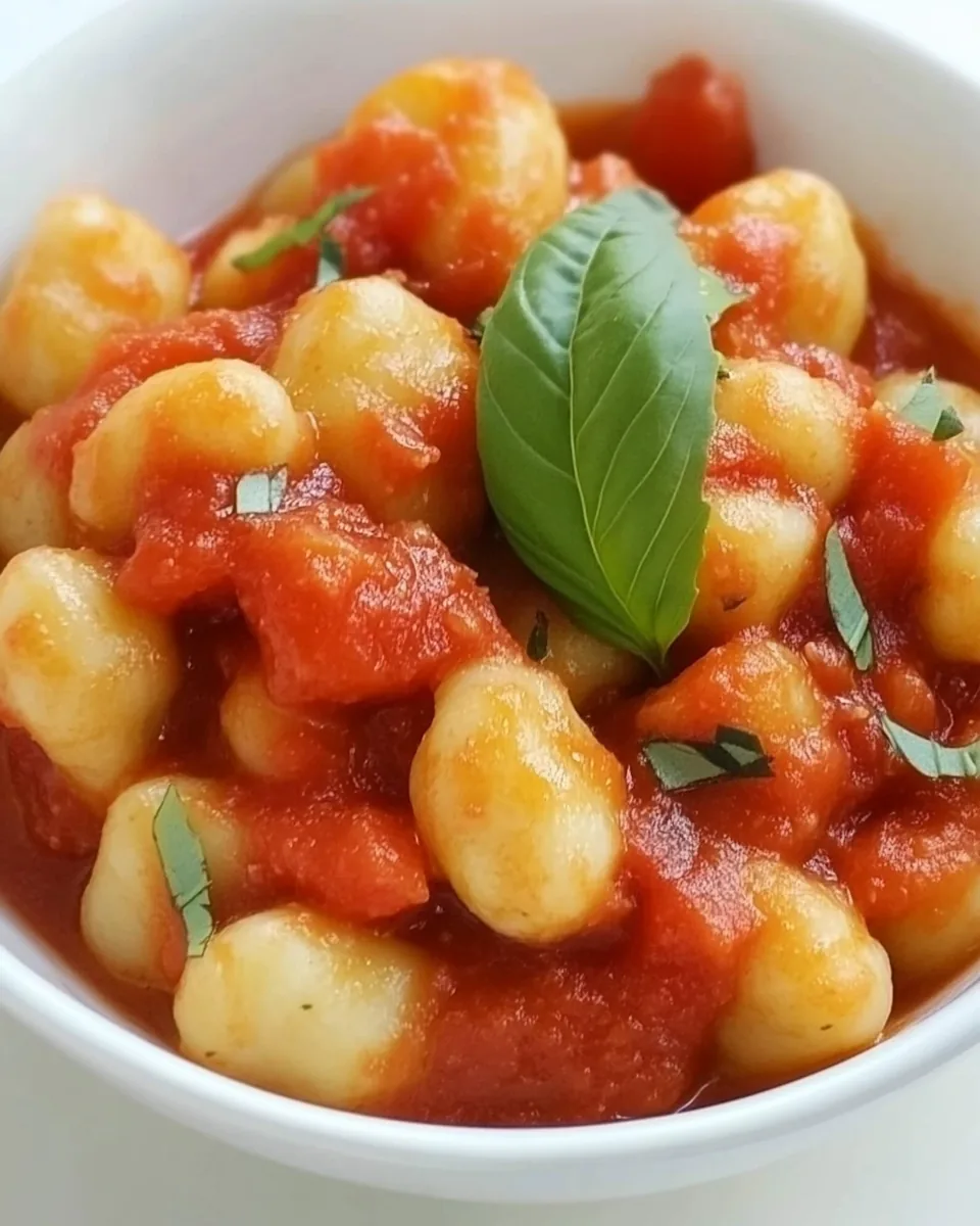 Gnocchi with Tomato Sauce