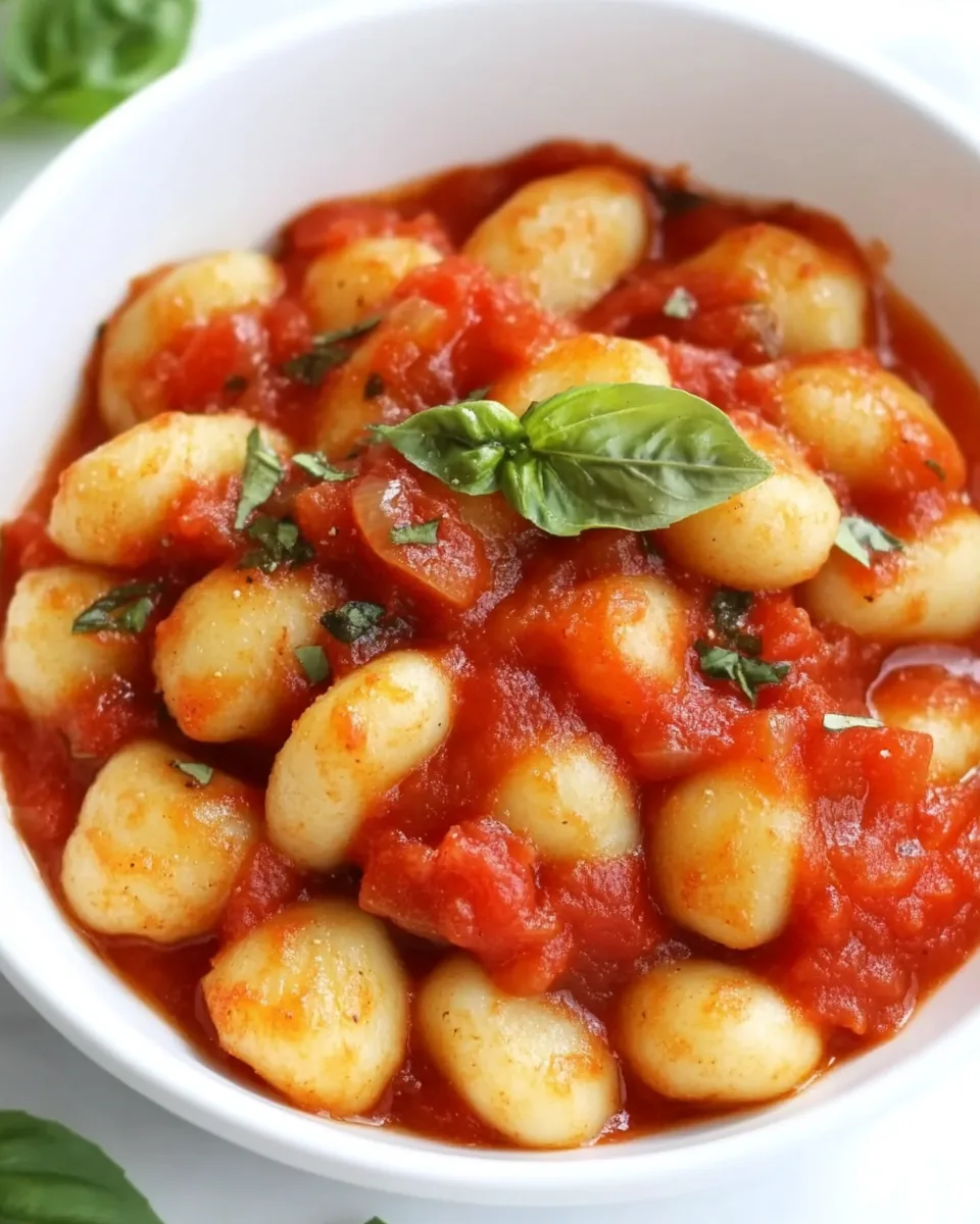 Gnocchi with Tomato Sauce