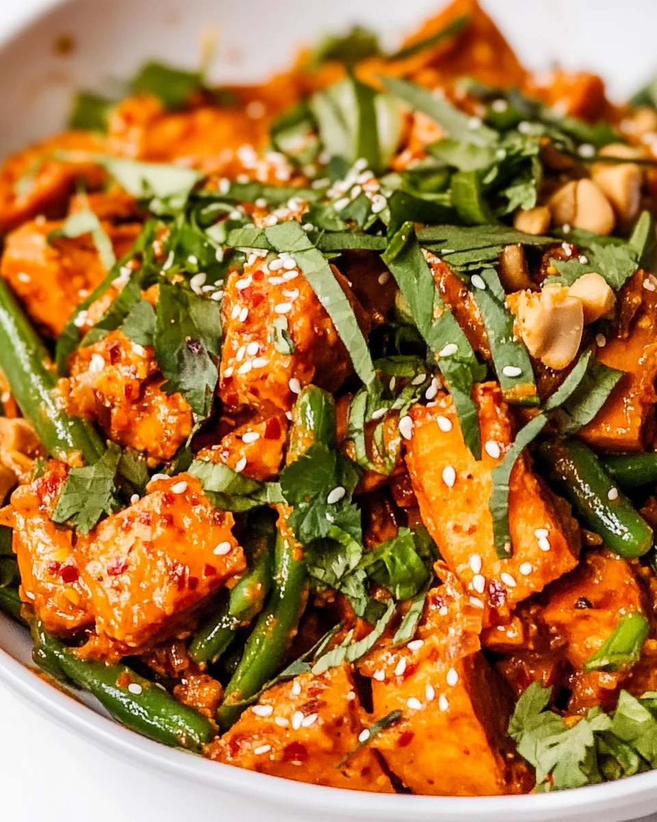 Gochujang Peanut Sweet Potato Salad