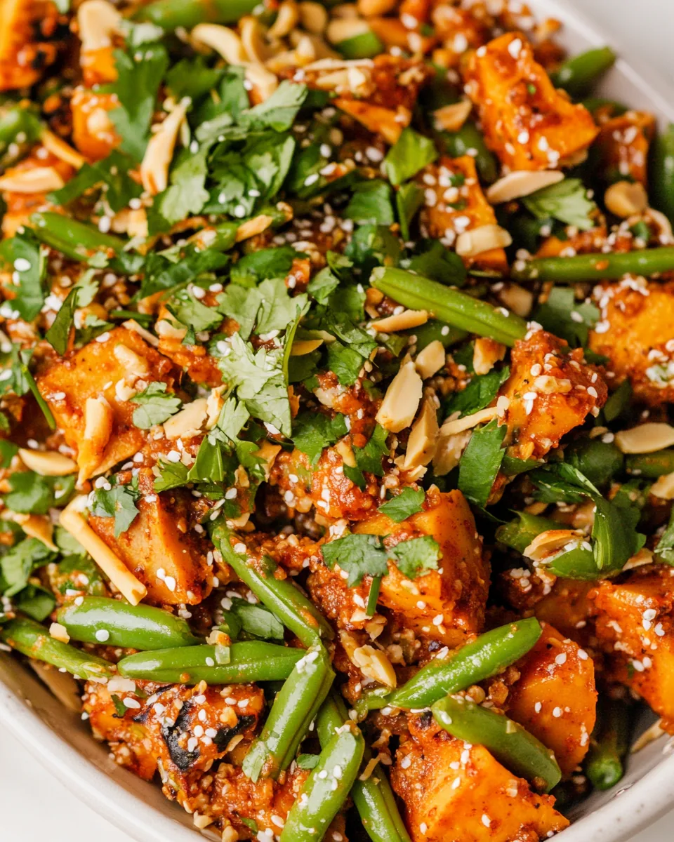 Gochujang Peanut Sweet Potato Salad