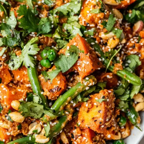 Gochujang Peanut Sweet Potato Salad