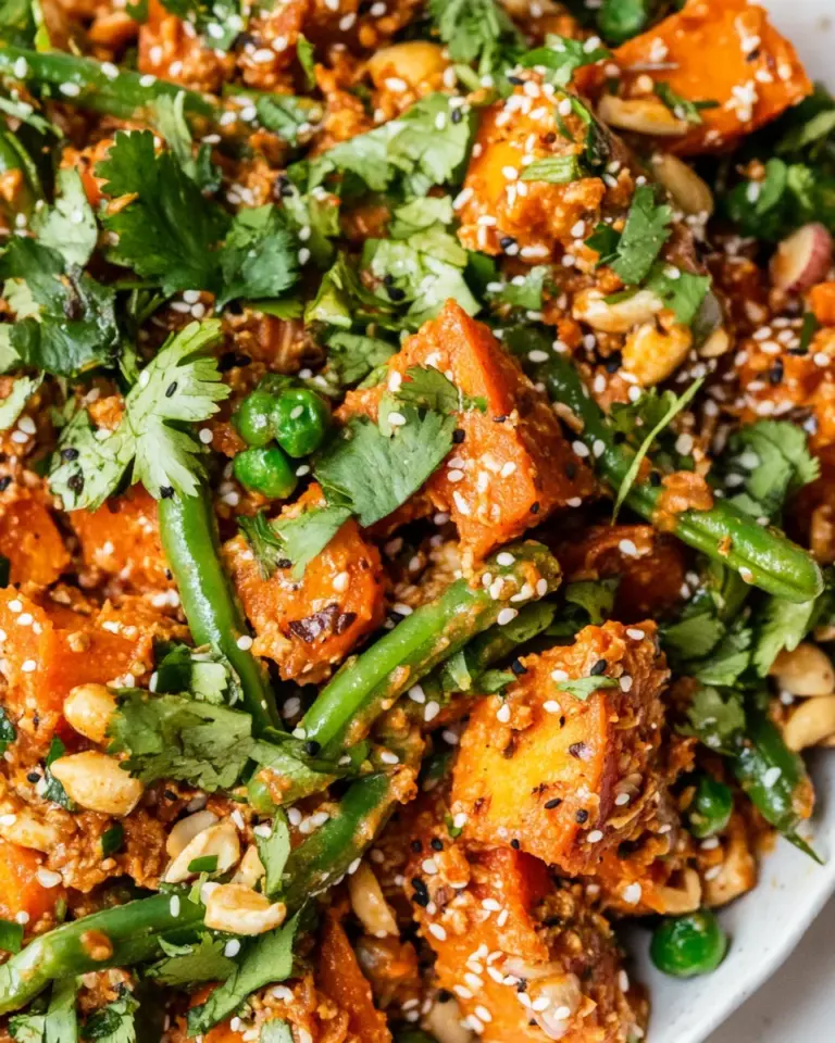 Gochujang Peanut Sweet Potato Salad