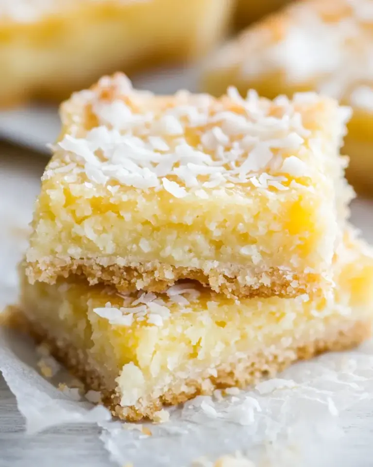 Gooey Coconut Pie Bars
