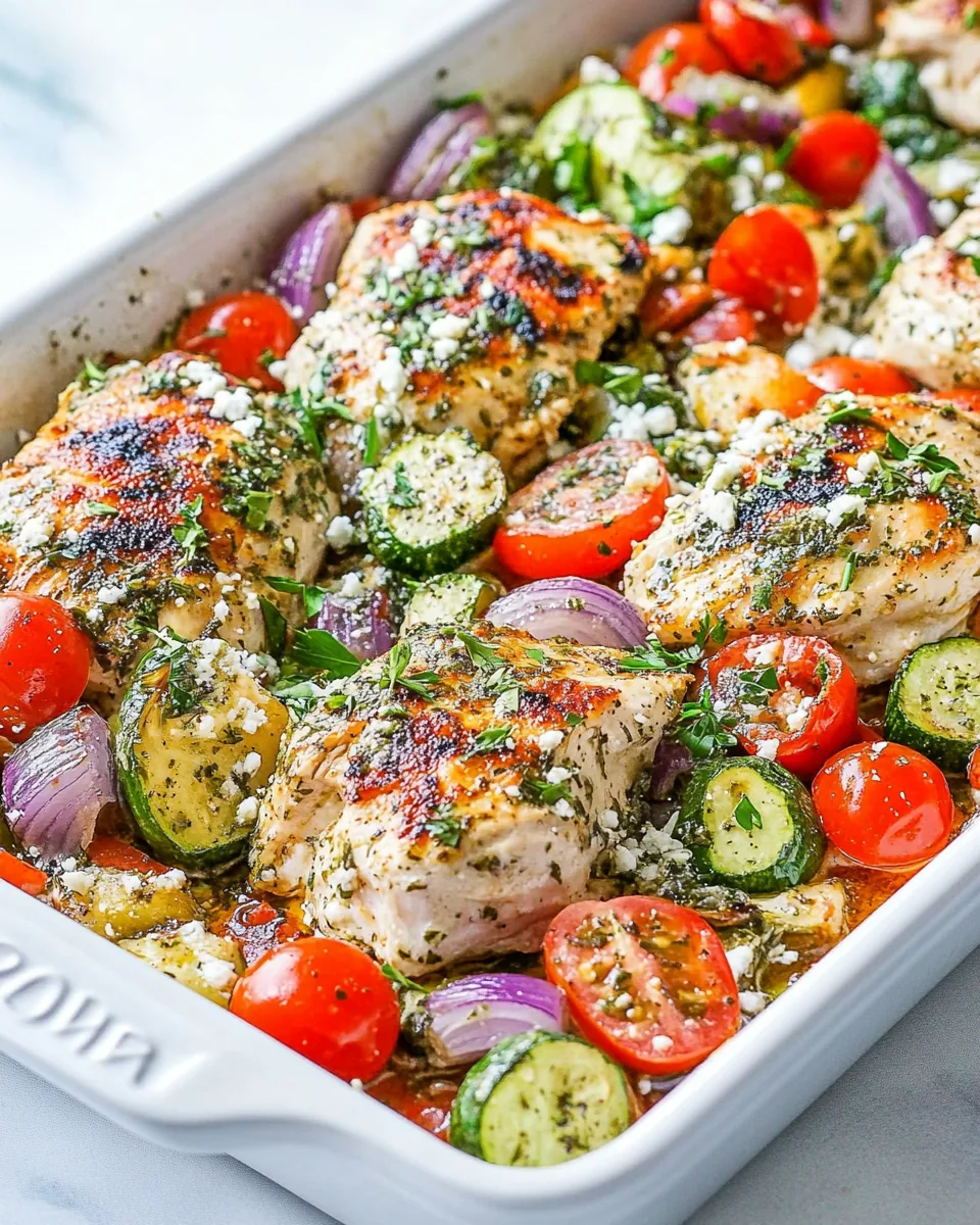 Greek Sheet Pan Chicken
