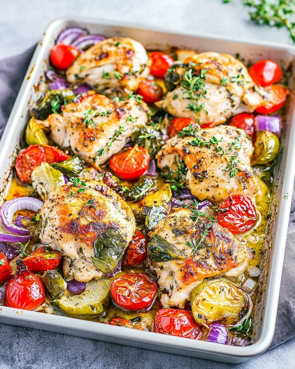 Greek Sheet Pan Chicken