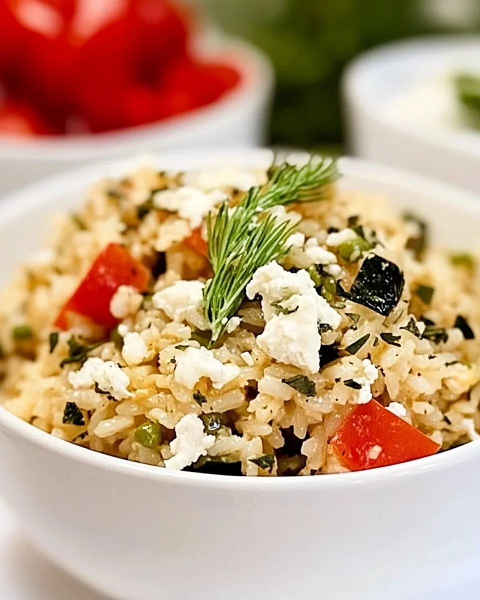 Greek Slow Cooker Rice