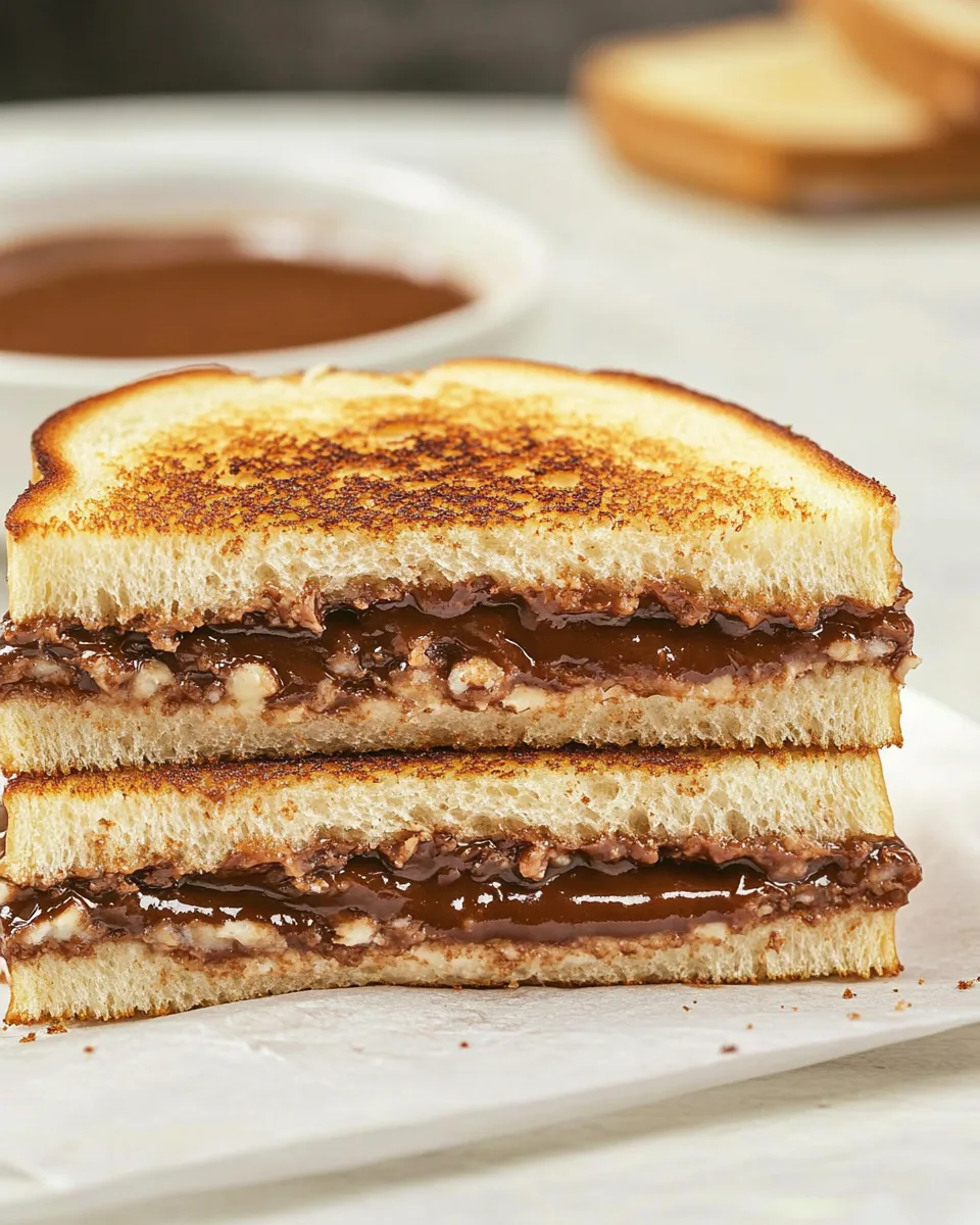 Grilled Nutella Sandwich