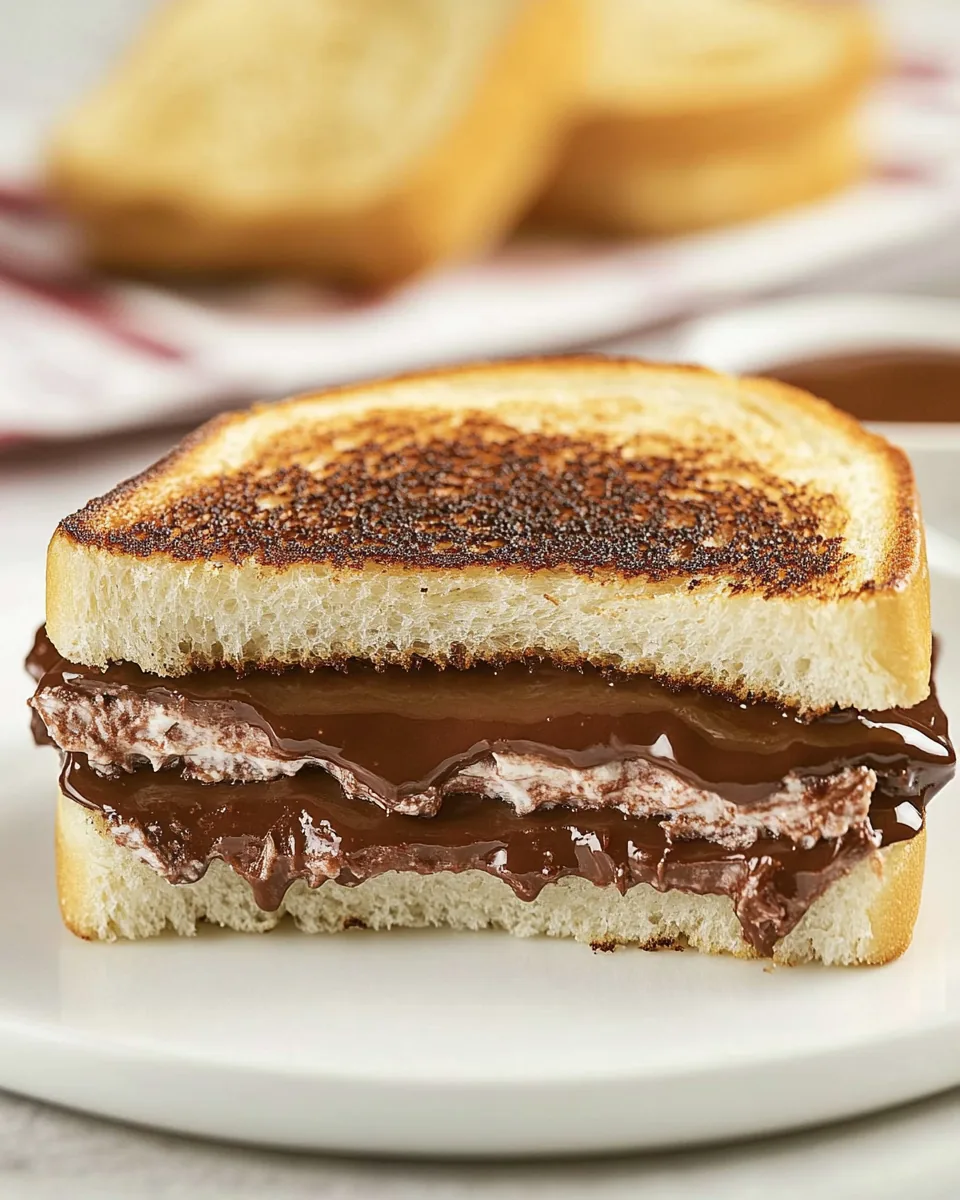 Grilled Nutella Sandwich