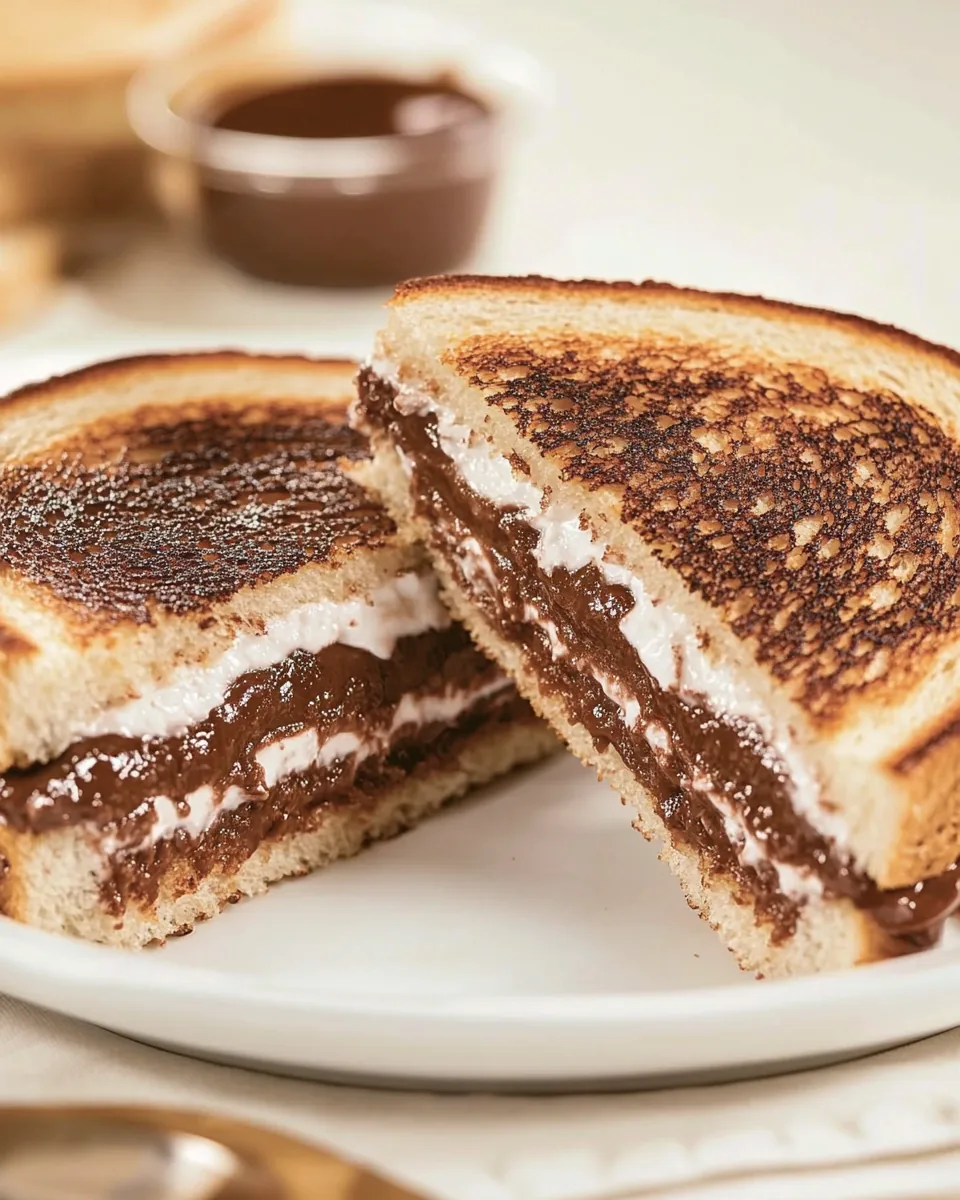 Grilled Nutella Sandwich