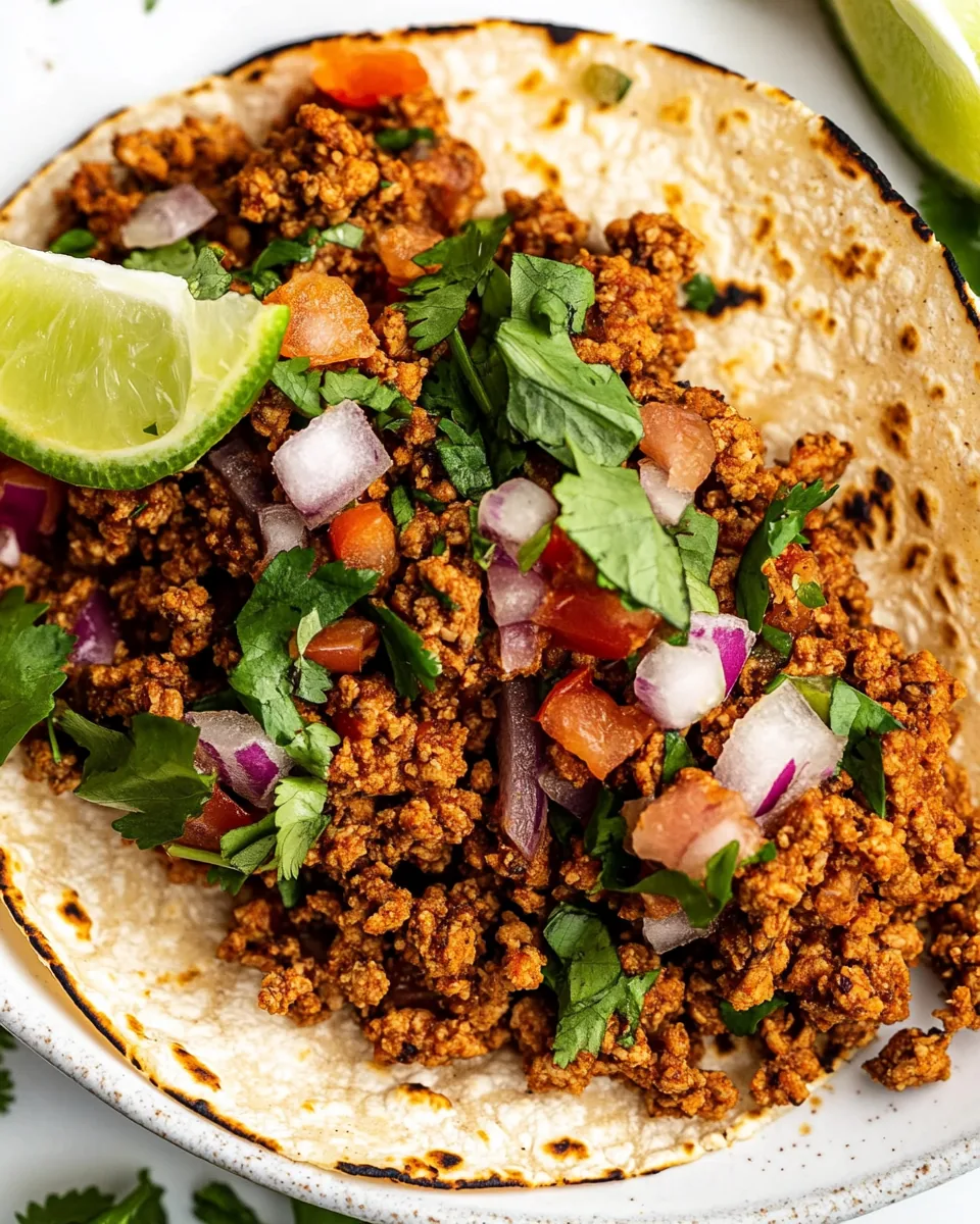 Ground Turkey Tacos