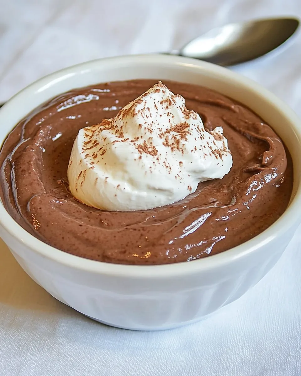 Hard Boiled Egg Chocolate Pudding