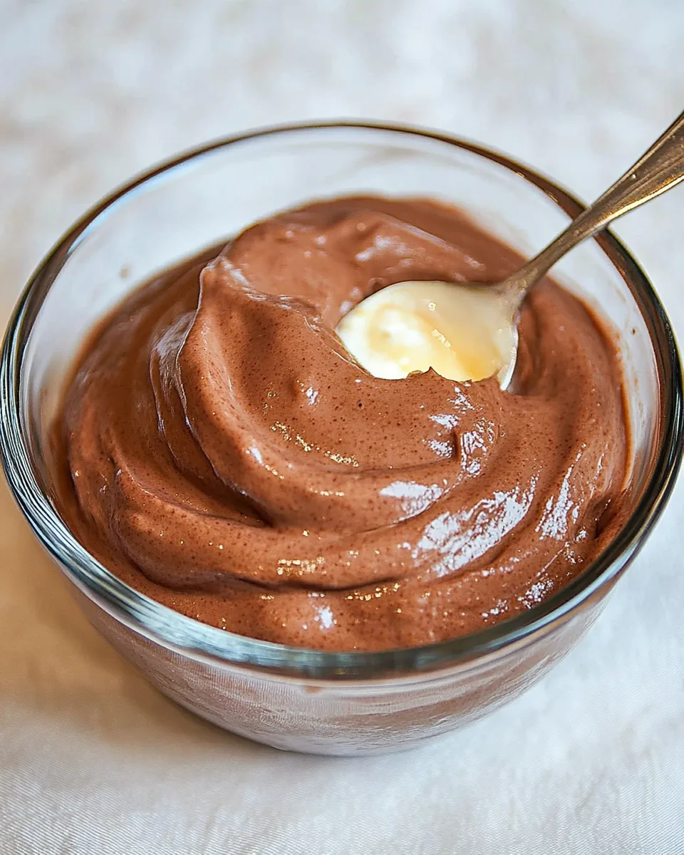 Hard Boiled Egg Chocolate Pudding