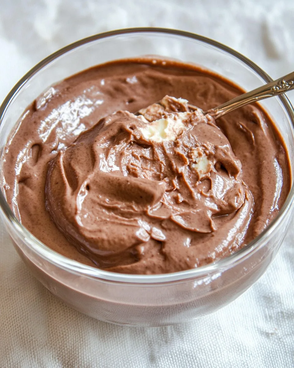 Hard Boiled Egg Chocolate Pudding