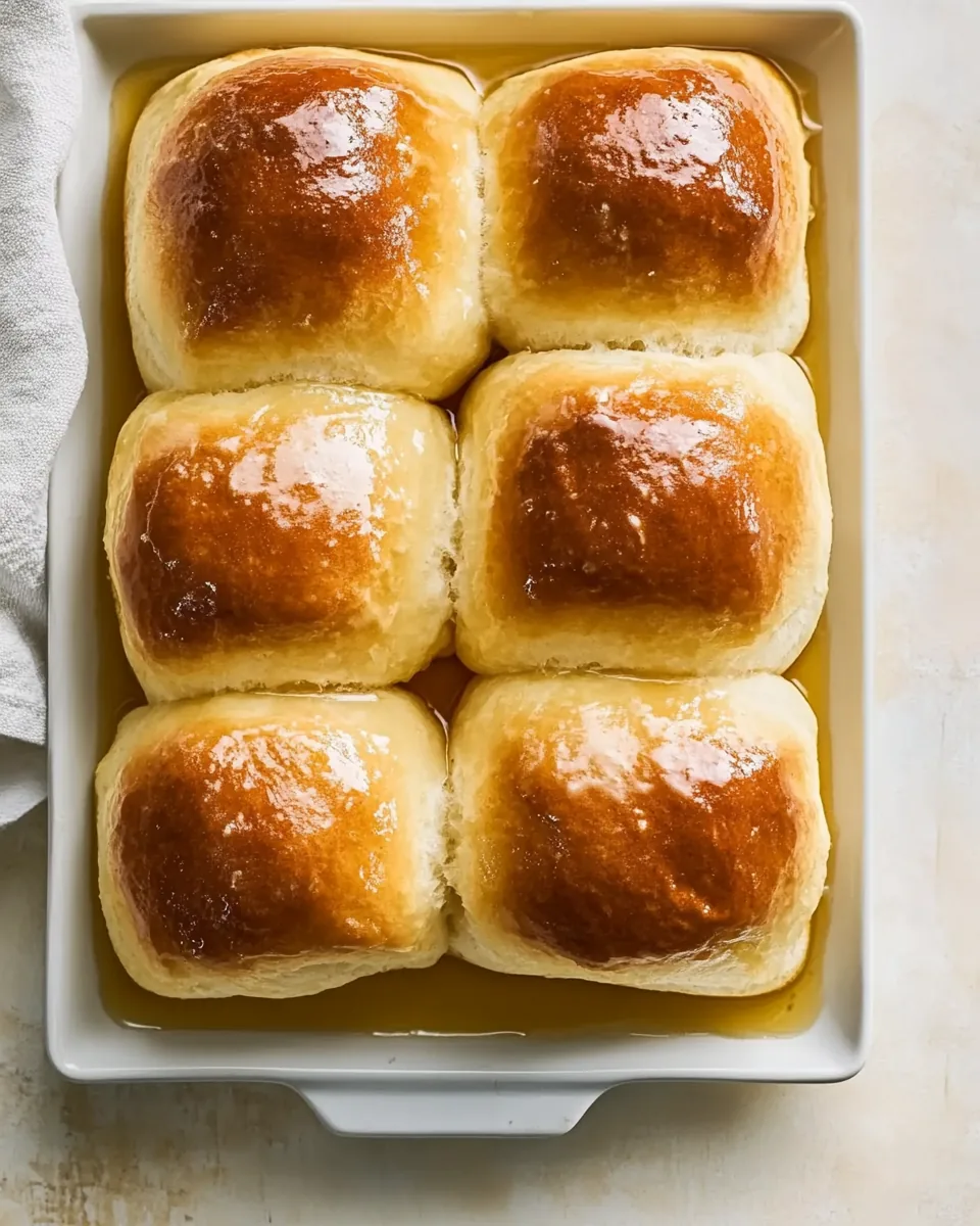 Hawaiian Buns with Honey Citrus Glaze