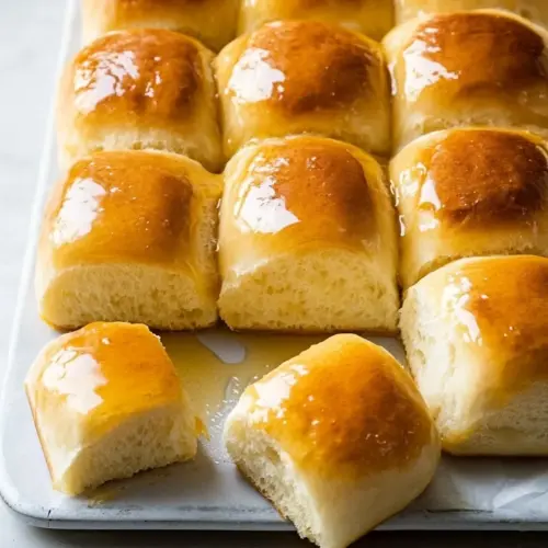 Hawaiian Buns with Honey Citrus Glaze