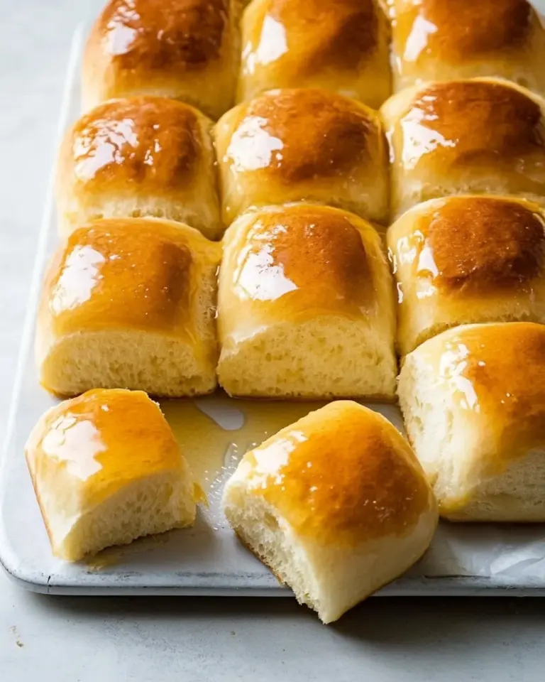 Hawaiian Buns with Honey Citrus Glaze