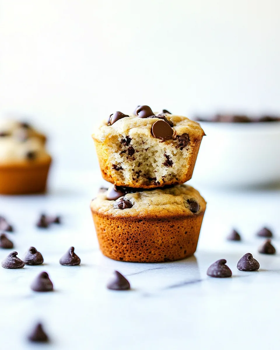 Healthy Chocolate Chip Muffins