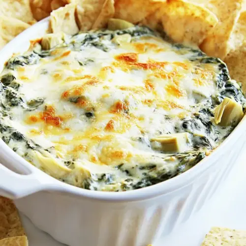 Healthy Spinach Artichoke Dip