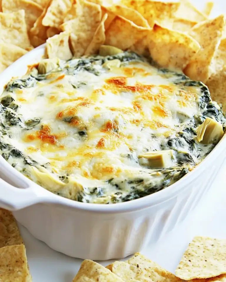 Healthy Spinach Artichoke Dip