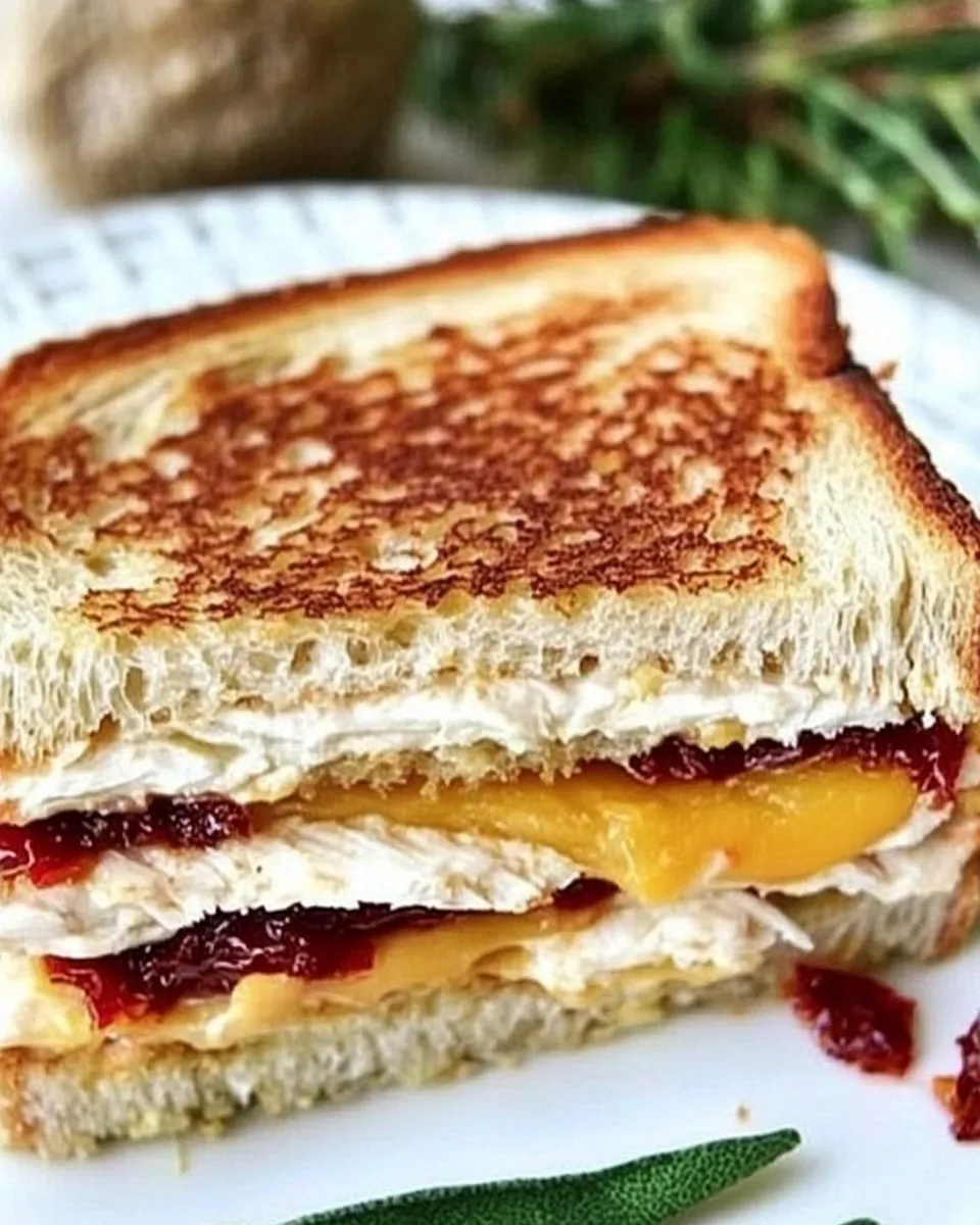Herby Turkey Grilled Cheese Sandwich