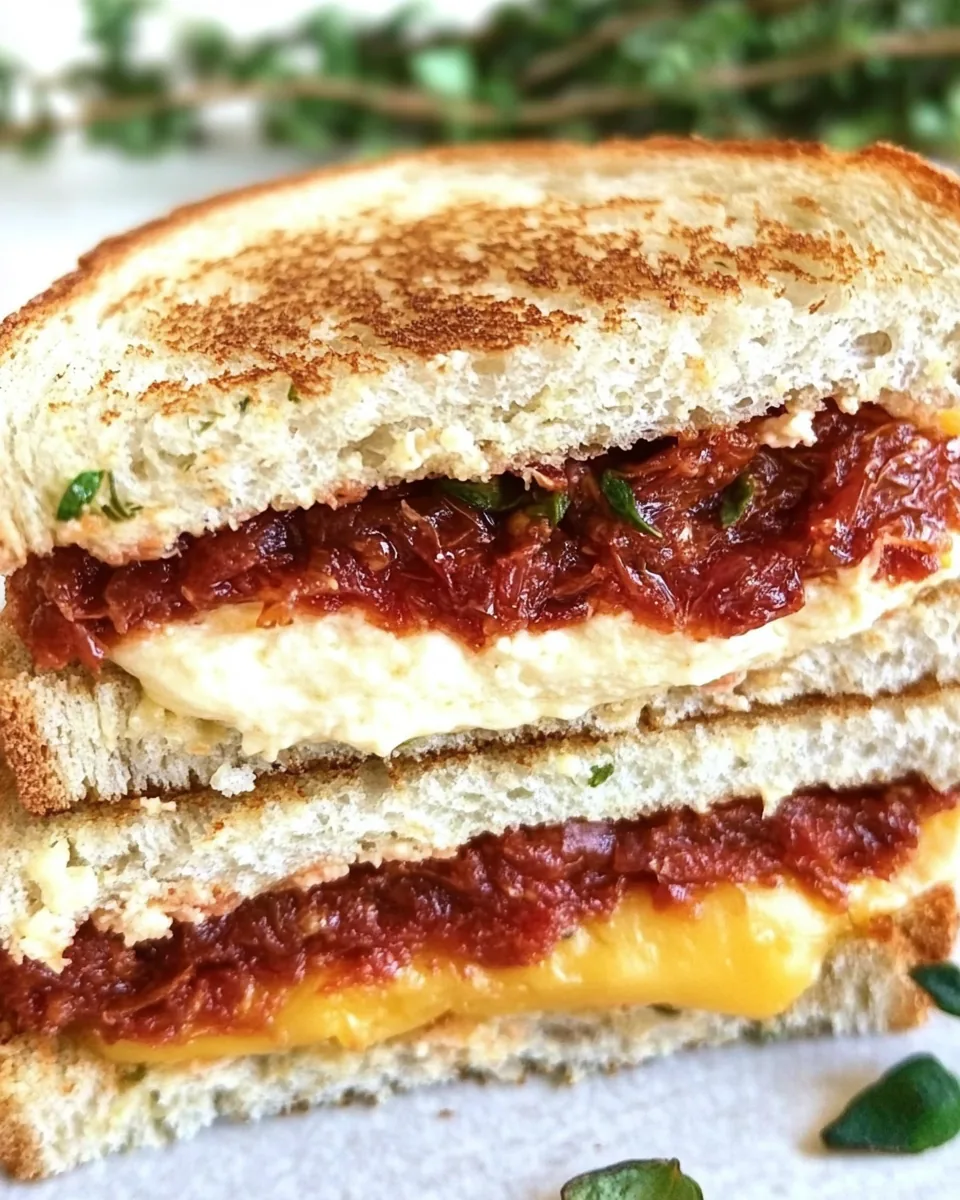 Herby Turkey Grilled Cheese Sandwich