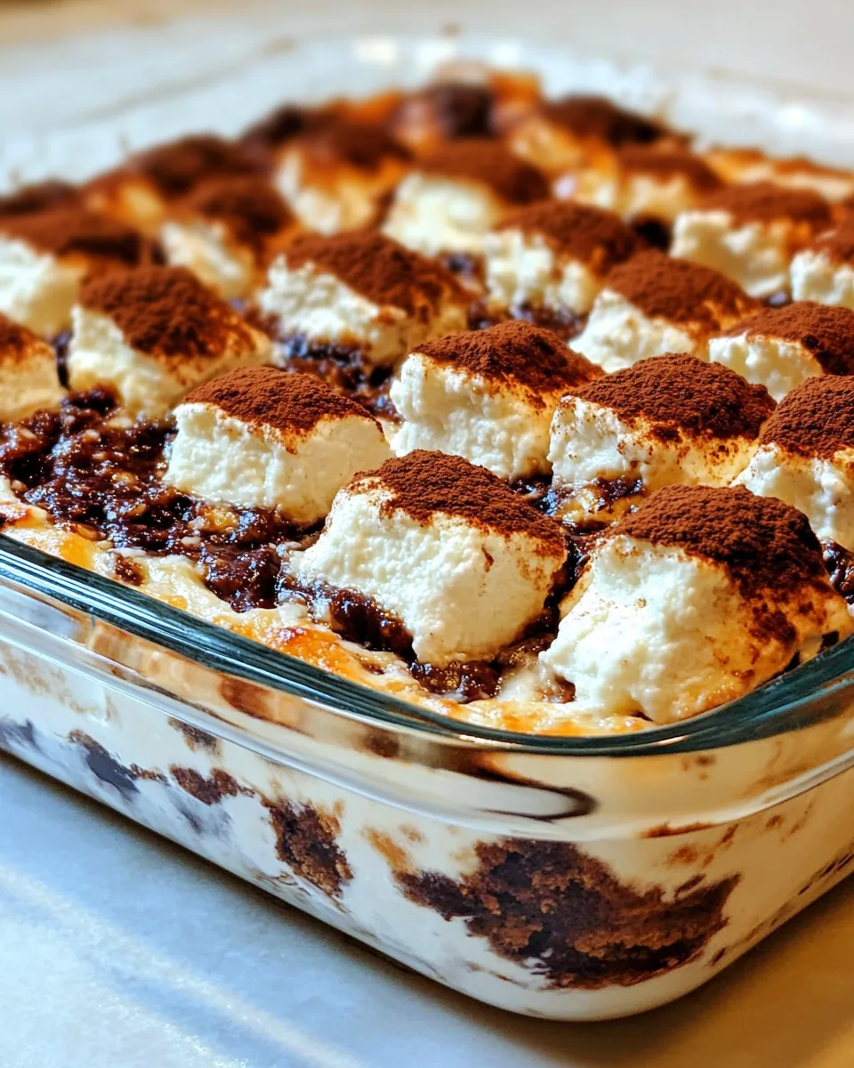 Hidden S’mores Dessert Casserole