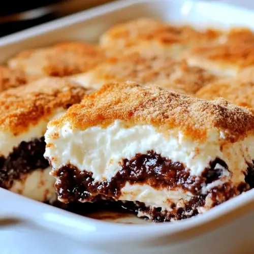 Hidden S’mores Dessert Casserole