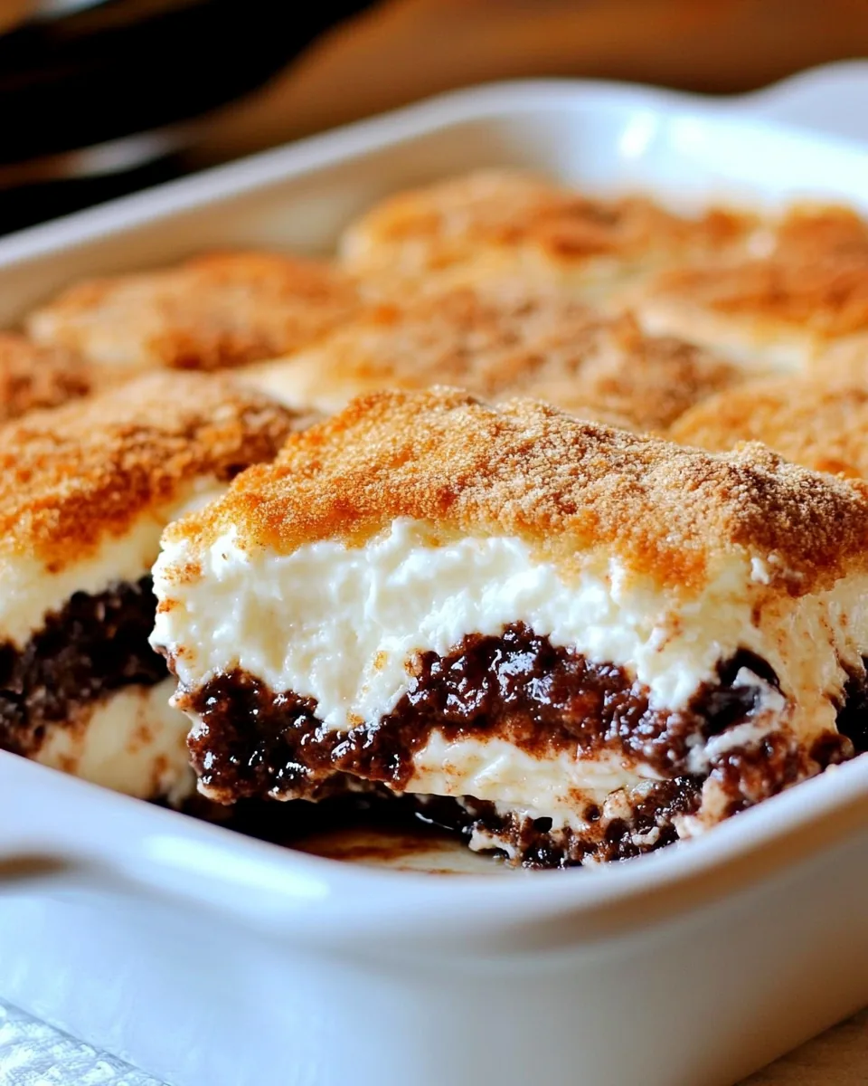 Hidden S’mores Dessert Casserole