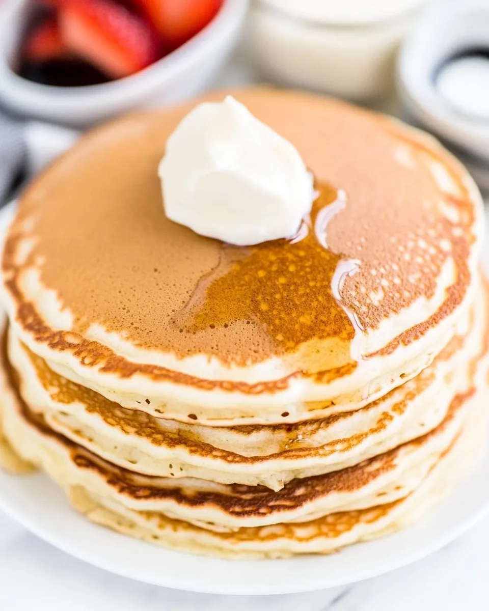 Homemade Buttermilk Pancakes