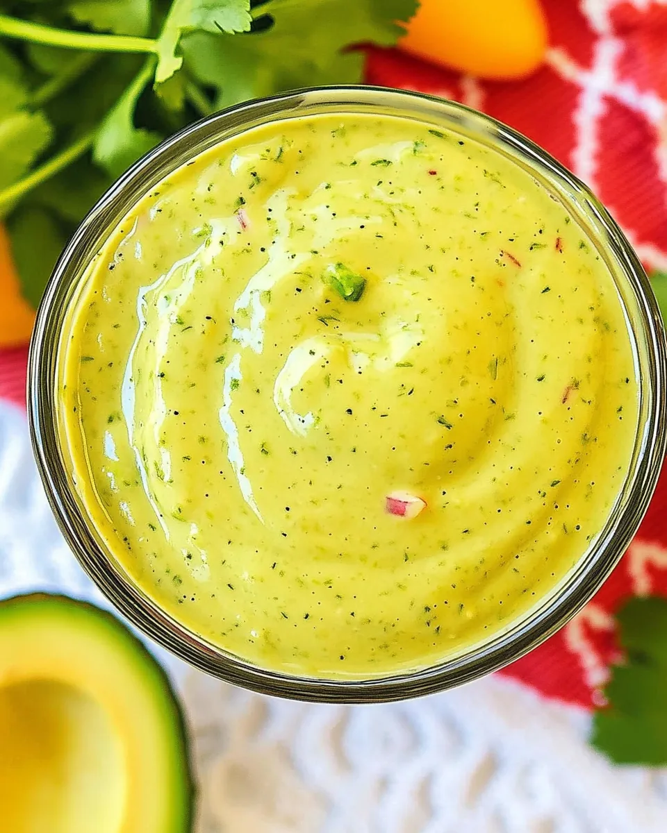 Homemade Chick-fil-A Avocado Lime Ranch Dressing