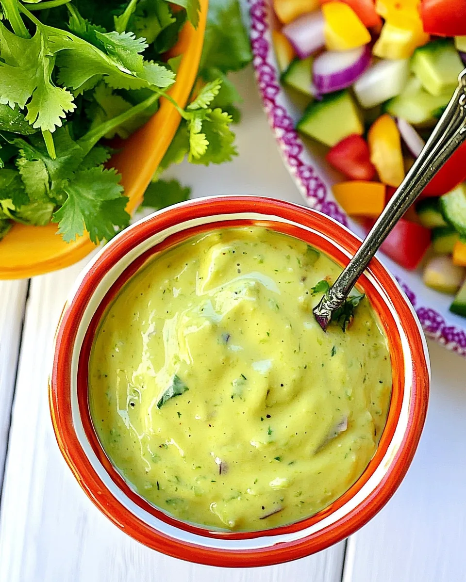 Homemade Chick-fil-A Avocado Lime Ranch Dressing