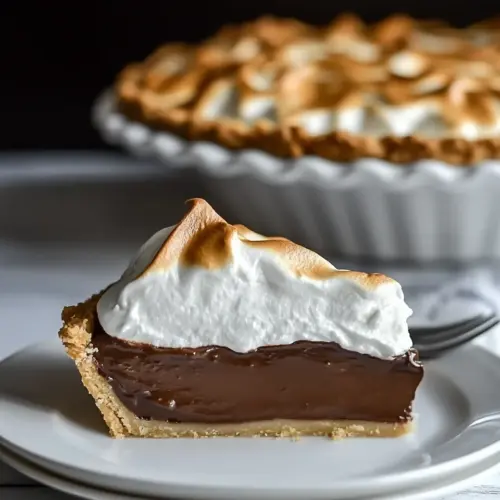 Homemade Chocolate Meringue Pie