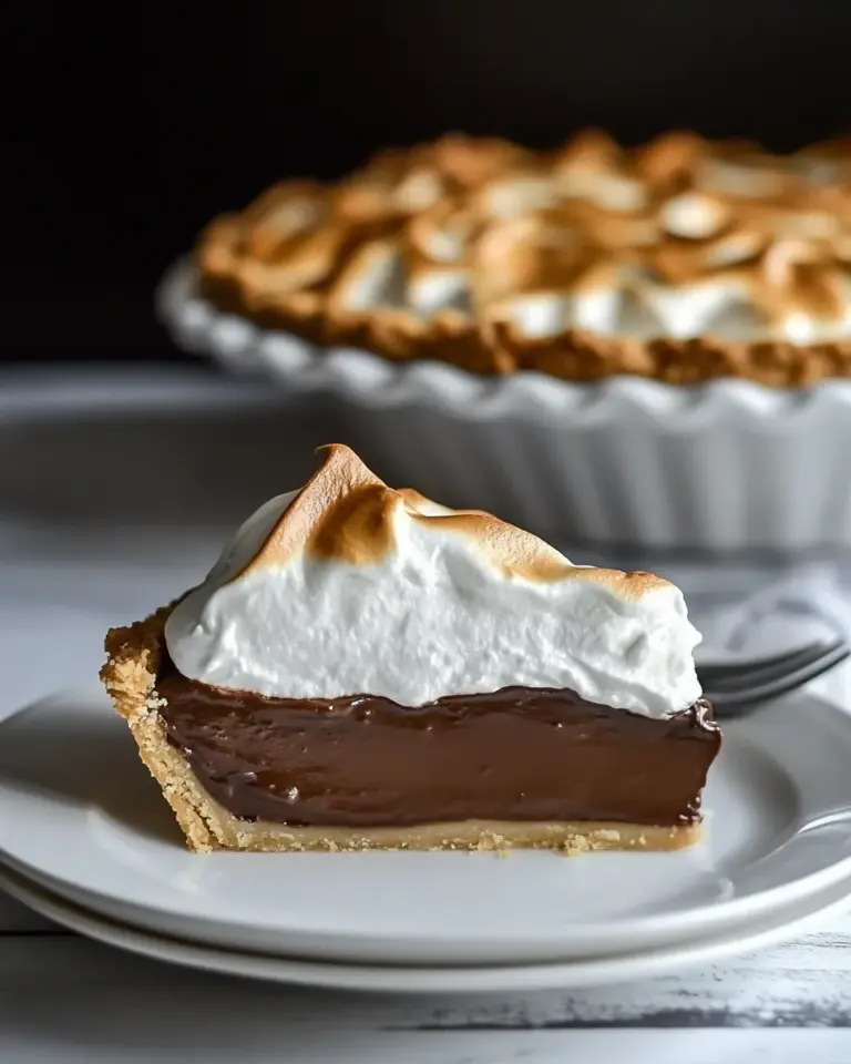 Homemade Chocolate Meringue Pie