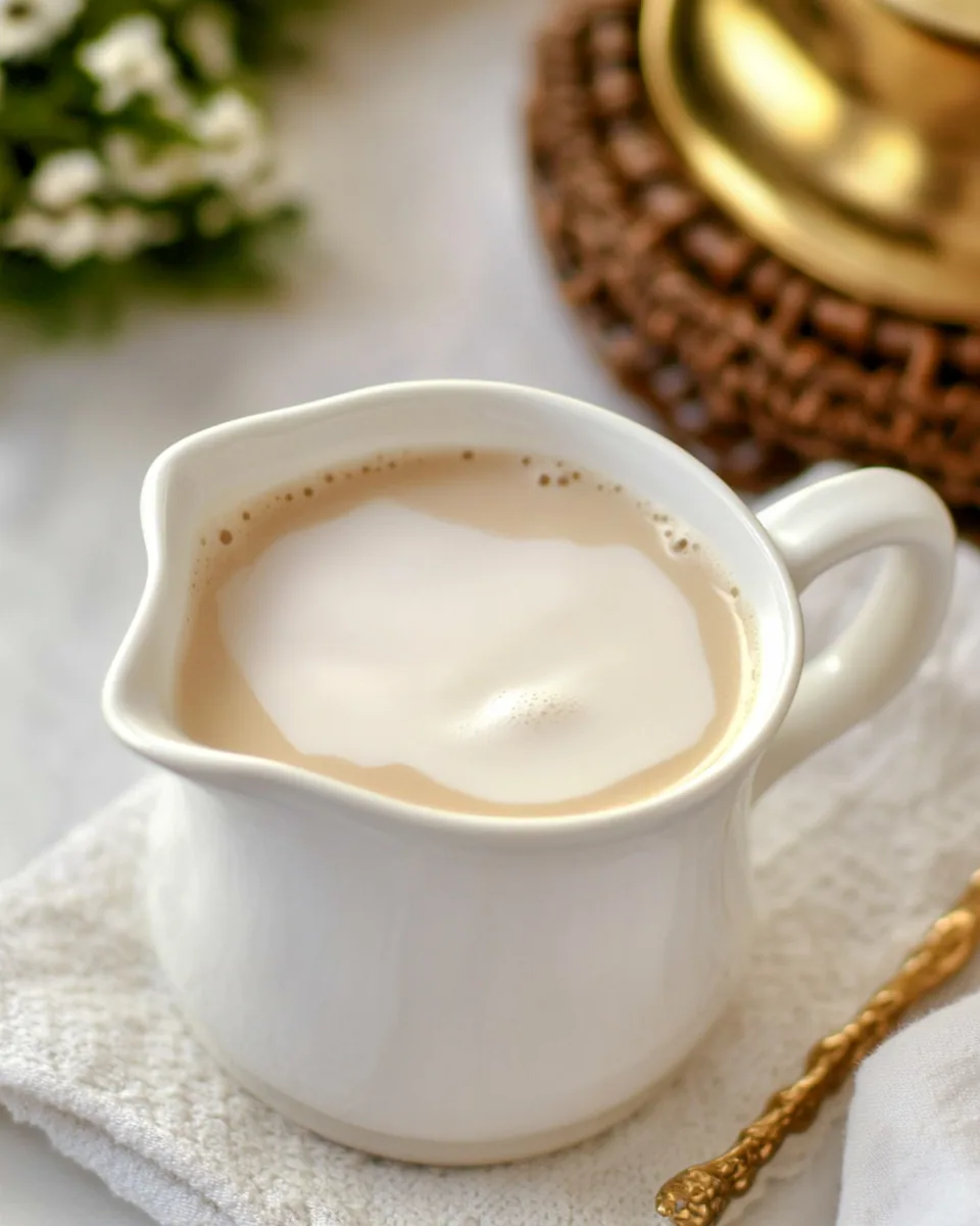 Homemade French Vanilla Coffee Creamer Recipe