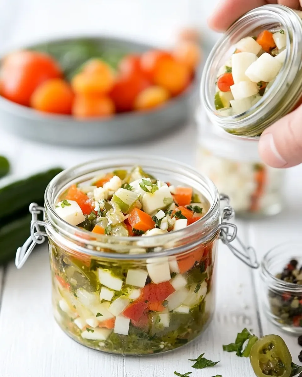 Homemade Giardiniera Recipe