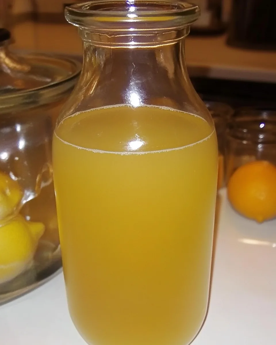 Homemade Limoncello