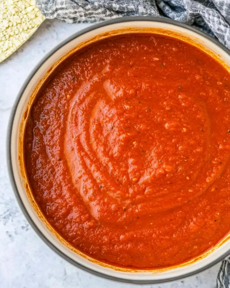 Homemade Marinara Sauce