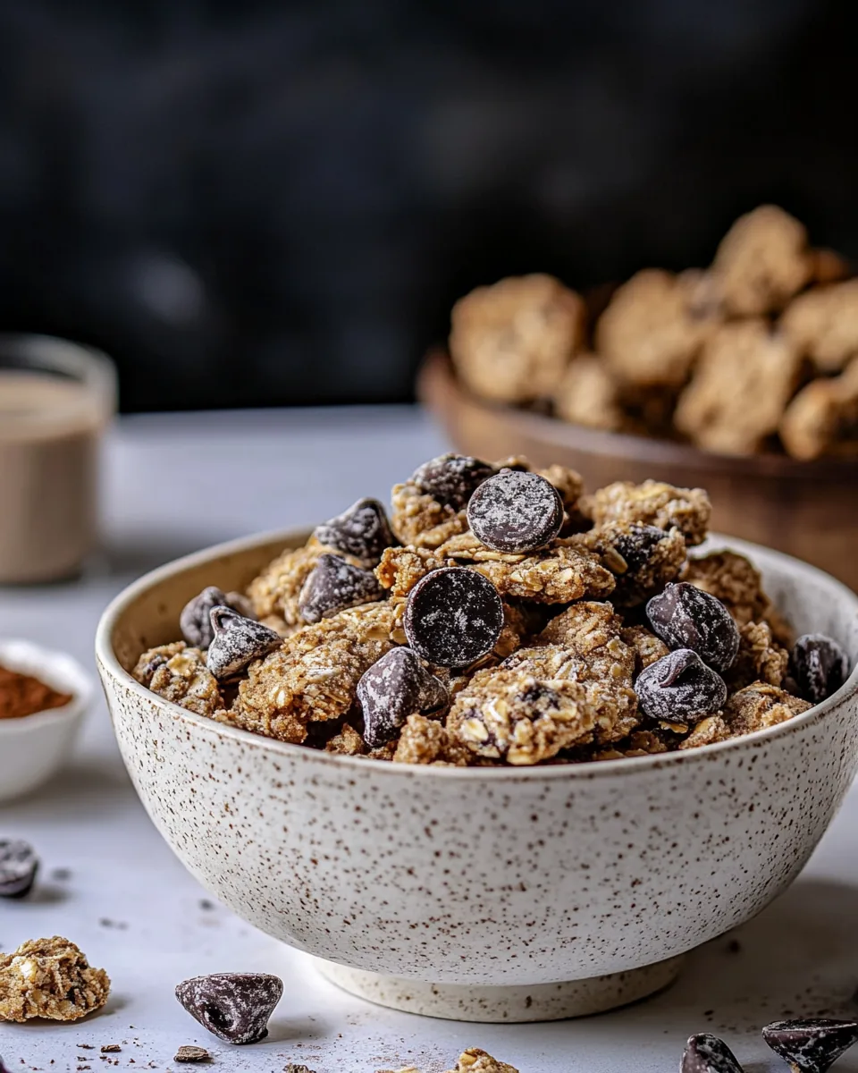 Homemade Oatmeal Chocolate Chip Cookie Crisp Cereal