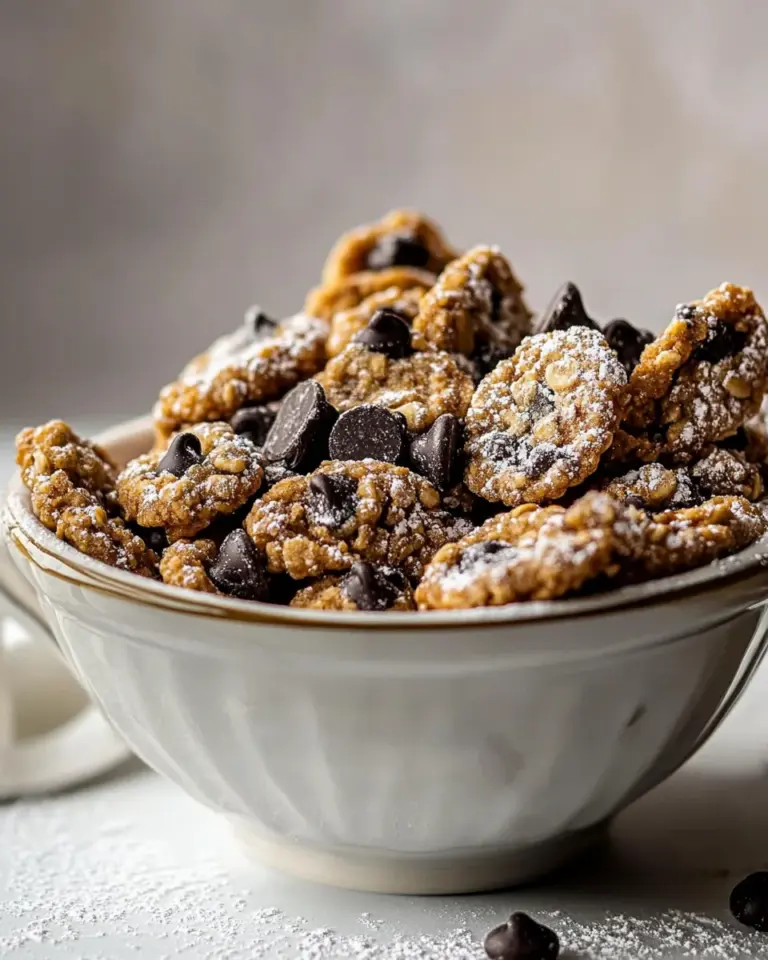 Homemade Oatmeal Chocolate Chip Cookie Crisp Cereal