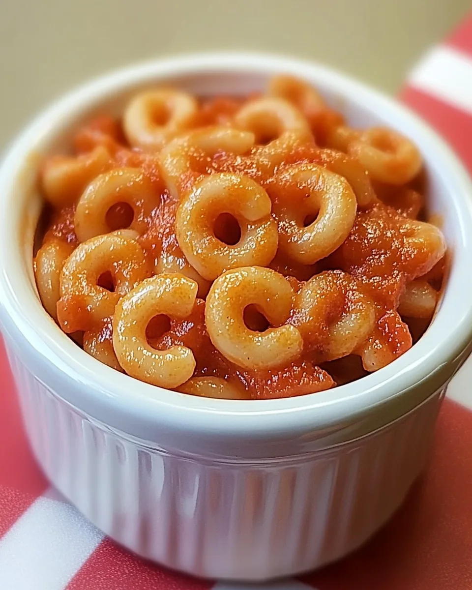 Homemade Spaghettios