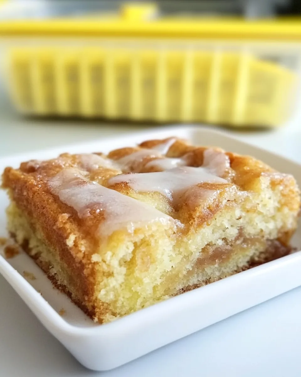 Honey Bun Cake