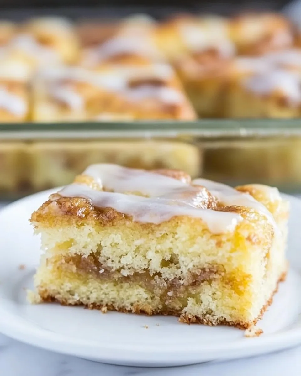 Honey Bun Cake