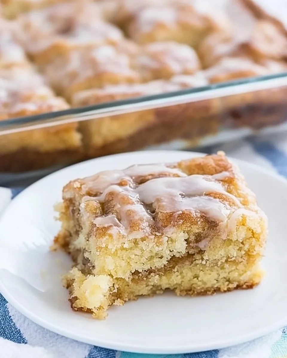 Honey Bun Cake
